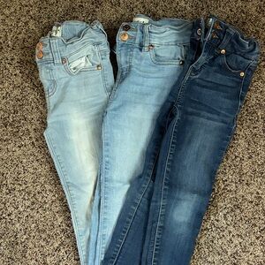 Kids Denim Jeans in Light and Dark Blue